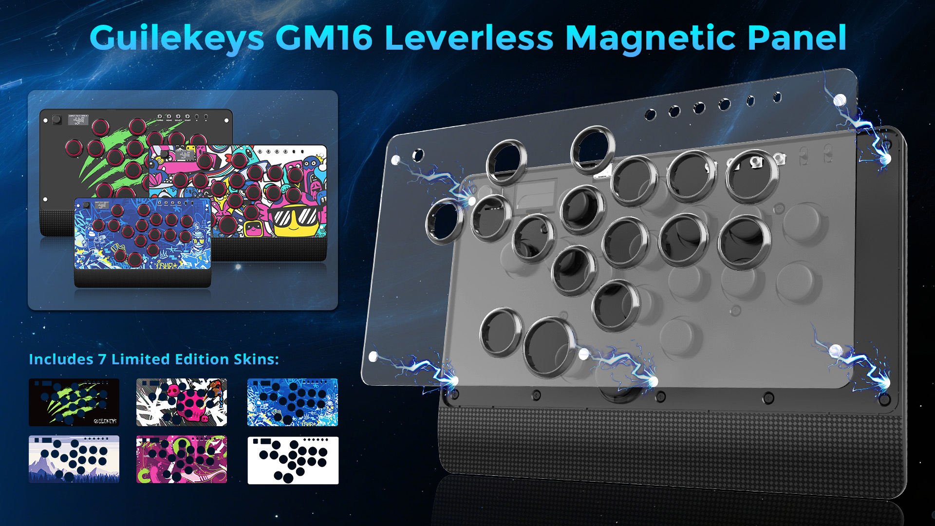 Guilekeys レバーレス アケコン GM-16（日本語説明書） Guilekeys レバーレス アケコン GM-16（日本語説明書） Guilekeys.com